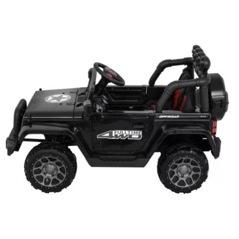 4WD elektromos terepjáró, 4x4, 4x45W, 12V/10Ah - Fekete