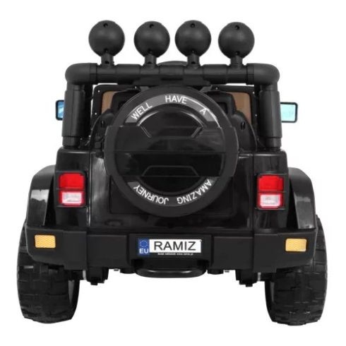 4WD elektromos terepjáró, 4x4, 4x45W, 12V/10Ah - Fekete