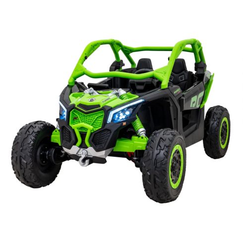 Buggy Maverick Turbo elektromos terepjáró , 2 személyes, 800W, 24V/14Ah - Zöld 