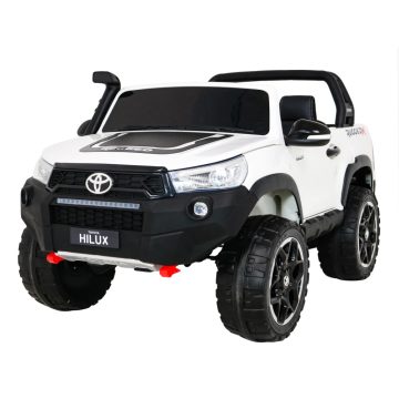   Toyota Hilux elektromos terepjáró, 2 személyes, 180W, 24V/28Ah – Fehér