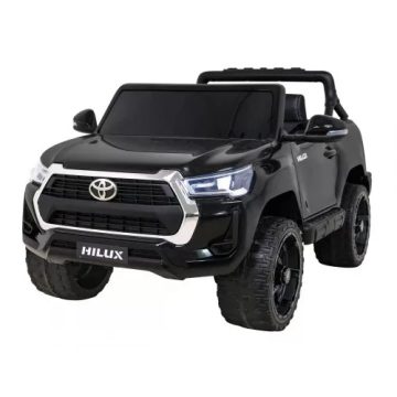   Toyota Hilux 2020 - 4x4 180W 12V 14Ah - elektromos kisautó- Fekete
