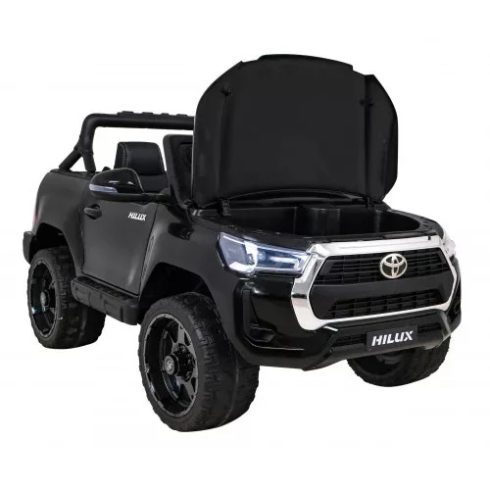 Toyota Hilux 2020 - 4x4 180W 12V 14Ah - elektromos kisautó- Fekete