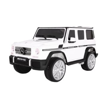   Mercedes AMG G65  90W, 12V/10Ah, elektromos kisautó – Fehér