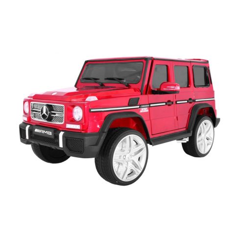 Mercedes AMG G65  90W, 12V/10Ah, elektromos kisautó – Piros