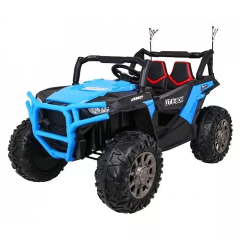 Buggy Racer elektromos terepjáró, 2 személyes, 4x4, 180W, 2x12V/7Ah - Kék