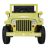   Retro Katonai Elektromos Kisautó, 4x4, 140W, 12V/7Ah - Bézs