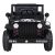 Retro Katonai Elektromos Kisautó, 4x4, 140W, 12V/7Ah - Fekete