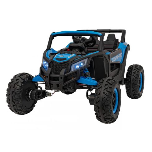 Buggy ATV Defend elektromos terepjáró, 4x4, 140W, 12V/10Ah - Kék