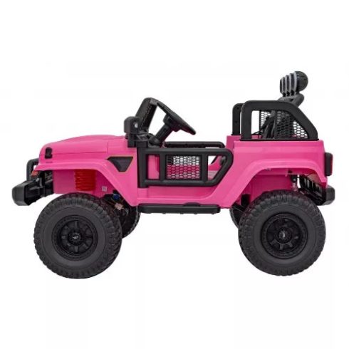 OFF-ROAD 3.0 elektromos terepjáró, 2 személyes, 140W, 12V/14Ah - Rózsaszín