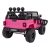 OFF-ROAD 3.0 elektromos terepjáró, 2 személyes, 140W, 12V/14Ah - Rózsaszín