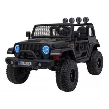   OFF-ROAD 3.0 elektromos terepjáró, 2 személyes, 140W, 12V/14Ah - Fekete 