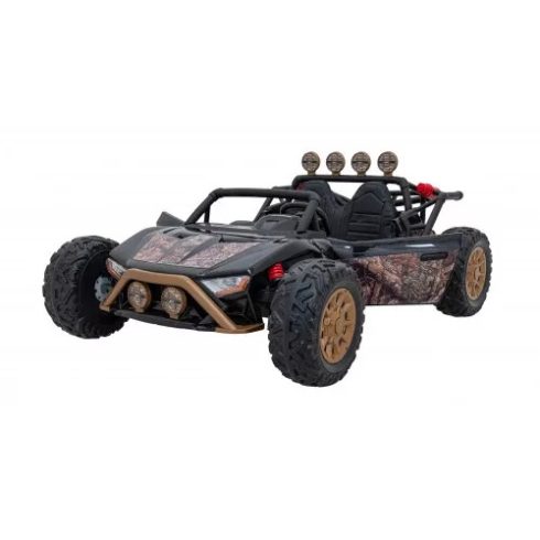 Car Buggy Racing elektromos kisautó, 2 személyes, 400W, 24V/7Ah - Terepmintás