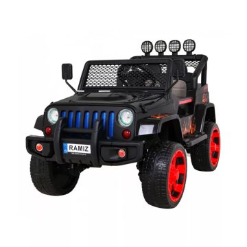   Raptor Drifter  Elektromos Terepjáró, 4x4, 180W, 12V/10ah - Mintás Fekete