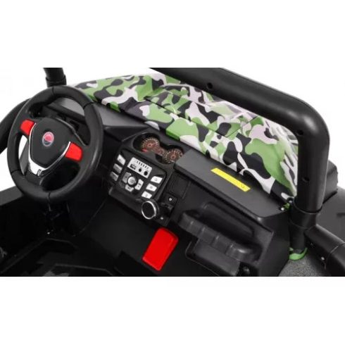 Grand Buggy Lift elektromos terepjáró, 2 személyes, 4x4, 180W, 12V/7Ah - Terepmintás