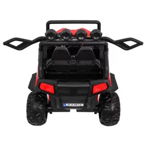 Grand Buggy Lift elektromos terepjáró, 2 személyes, 4x4, 180W, 12V/7Ah - Piros