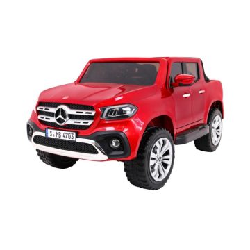   Mercedes Benz X- Class 4x4, 180W, 12V-14Ah, elektromos kisautó – Piros