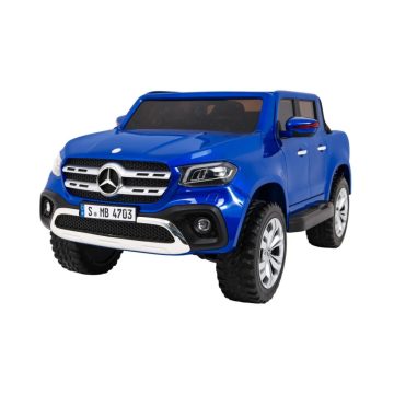   Mercedes Benz X- Class 4x4, 180W, 12V-14Ah, elektromos kisautó – Kék