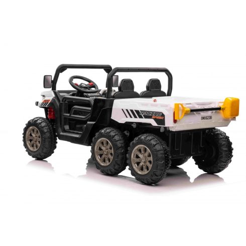 UTV elektromos billenő platós kistraktor 180W, 12V - Fehér