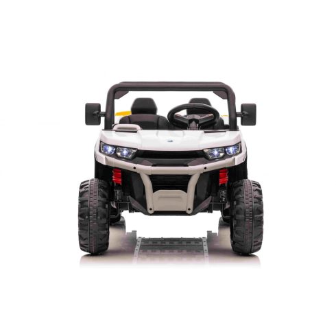 UTV elektromos billenő platós kistraktor 180W, 12V - Fehér