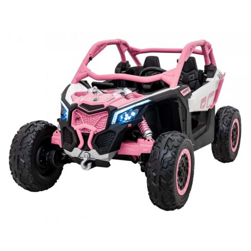 Buggy Maverick Turbo elektromos terepjáró , 2 személyes, 800W, 24V/14Ah - Rózsaszín