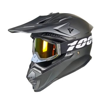   Cross Bukósisak+Szemüveg elektromos rollerhez - Matte Black